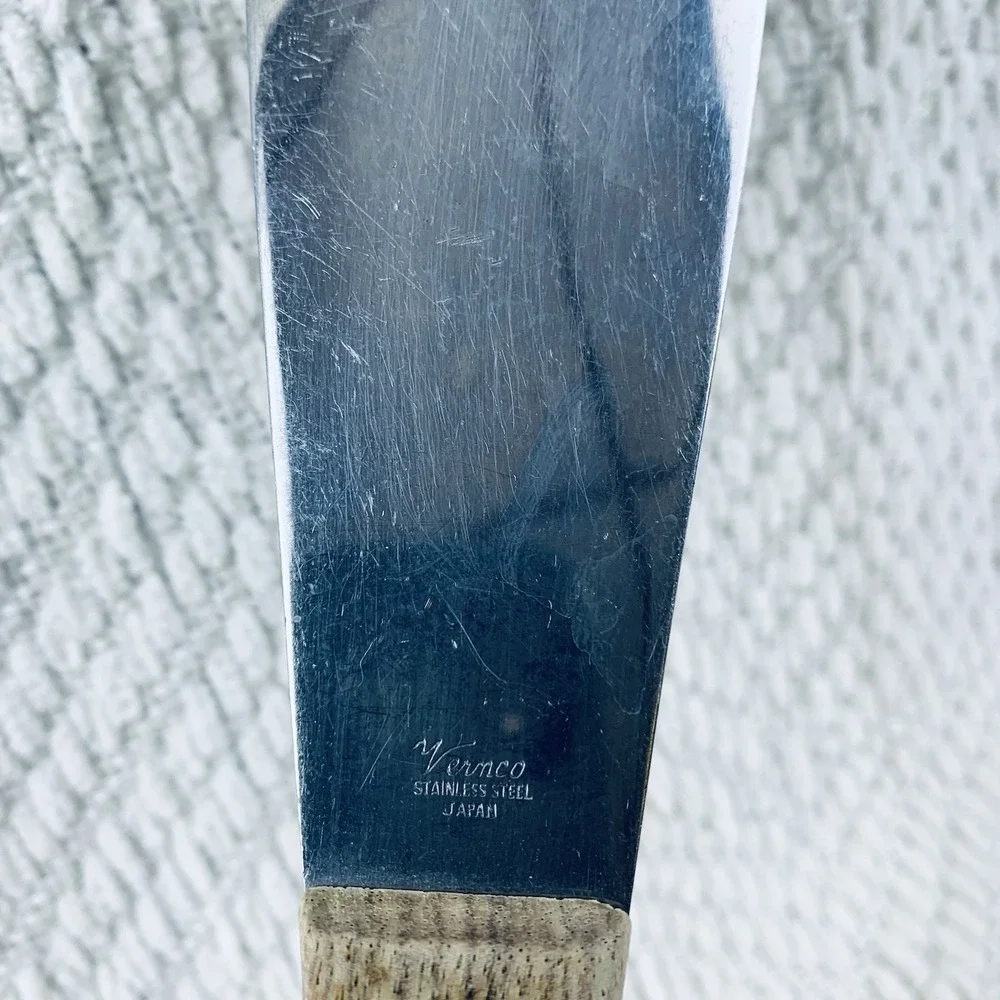 Vintage Vernco #2 Stainless Steel Ice Cream Spade Scoop Wood Handle 9 1/2